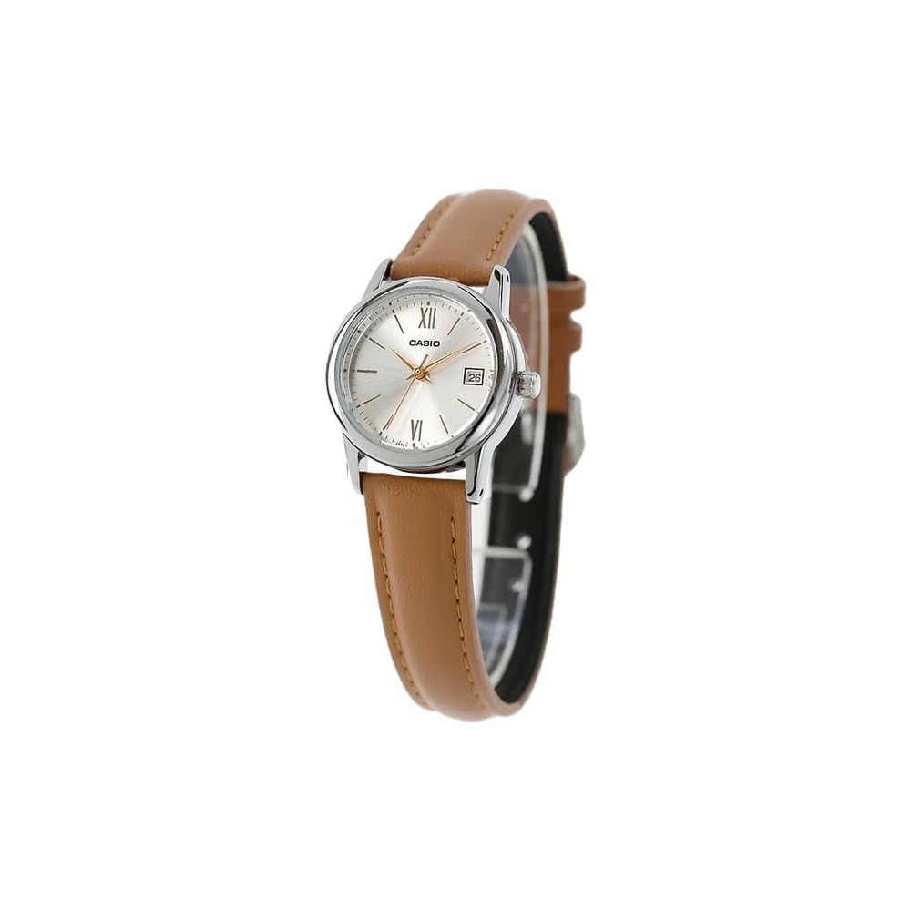 Casio Cheap Casio Standard Quartz Women s Watch LTP-V002L-7B3 Leather Band Water Resistant
