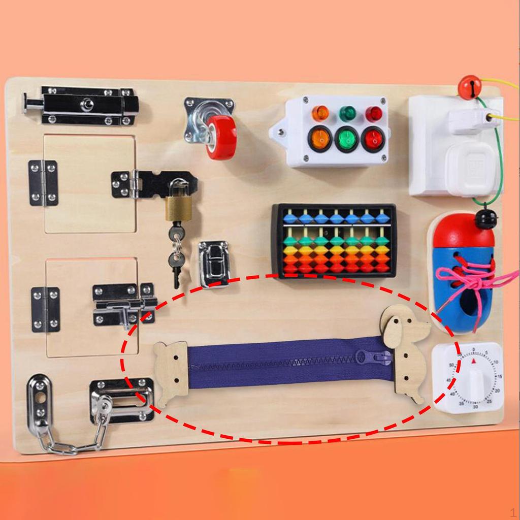 Beschäftigt Bord Zubehör Lernen Geschick Spielzeug Lehrmittel Frühen Pädagogischen Spielzeug für Geschenke