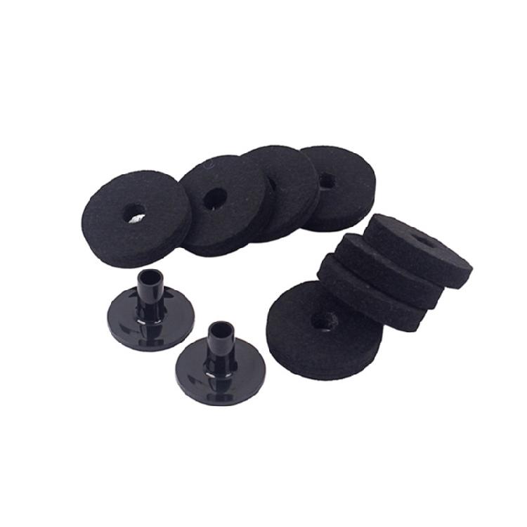 Pack Of 10 Professional Drum Felt Bottom Cover Drum Felt Bottom Covers Replacement Set For Superior Vibration Isolation