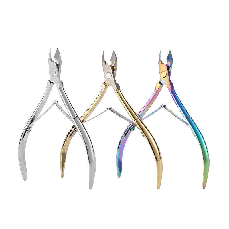 Professional Cuticle Cutter Nail Nippers Scissors Manicure Pusher Pedicure Tongs Dead Skin Remover Nail Cuticle Regrowth Tools