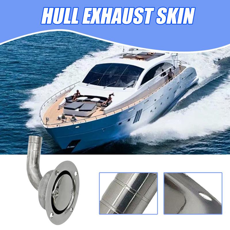 19mm Stainless Steel 316 Breather Vent Hull Exhaust Fitting Air Diesel Vent For Car Boat Truck Marine Yacht Hardware Accessories