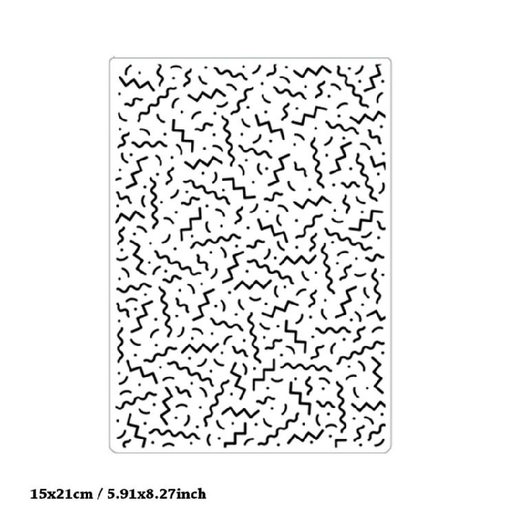 Papierowe Rzemiosło Folder do Tłoczenia Teksturowany Wzór Artystyczny Szablony do Tłoczenia do Rzemiosła Dziecięcego Tworzenia Kartek Scrapbookingu