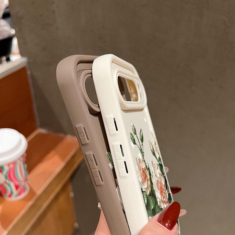 Oil Painting Rose Flowers Pattern Phone Case For Google Pixel 8 7 Pro 8A 9 Pro XL Candy Color Soft TPU Silicone Shockproof Cover For Pixel 9 8 7 Pro