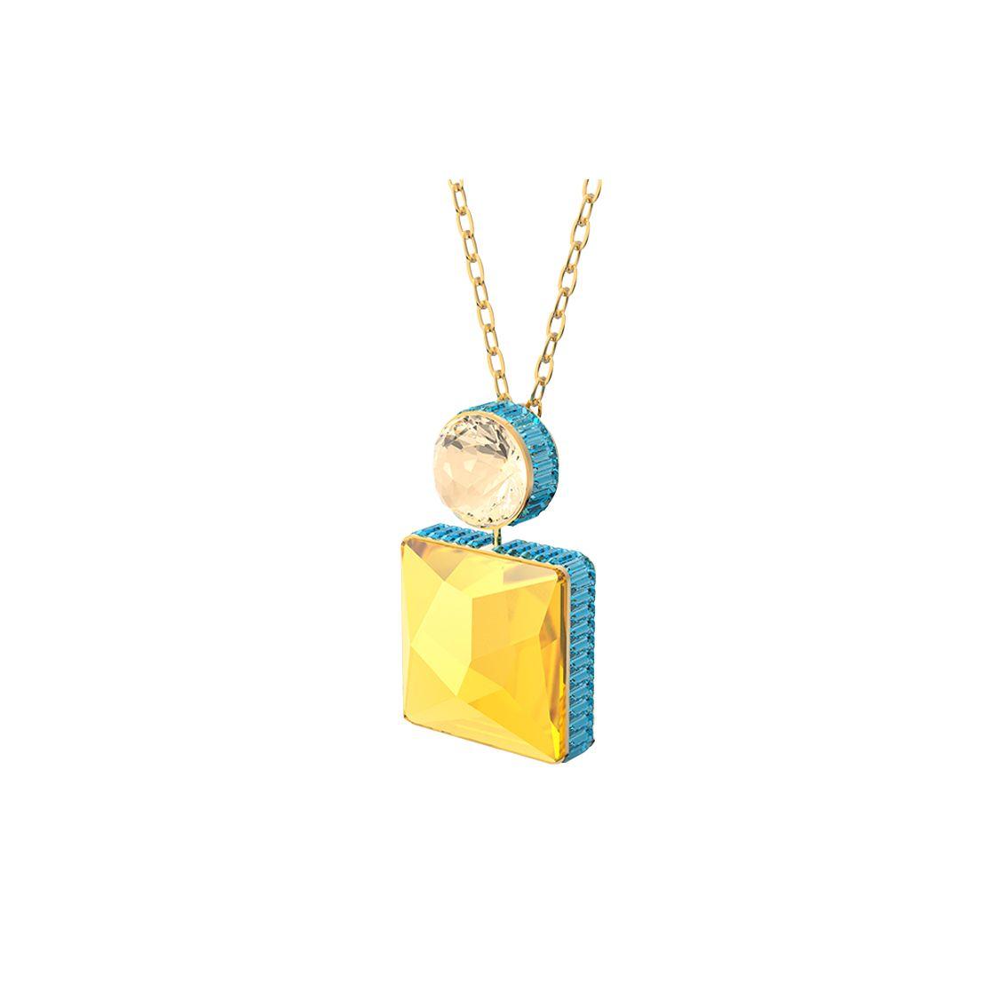 Swarovski Orbita Necklace Yellow Women necklace 5600513 Box (Random Color)