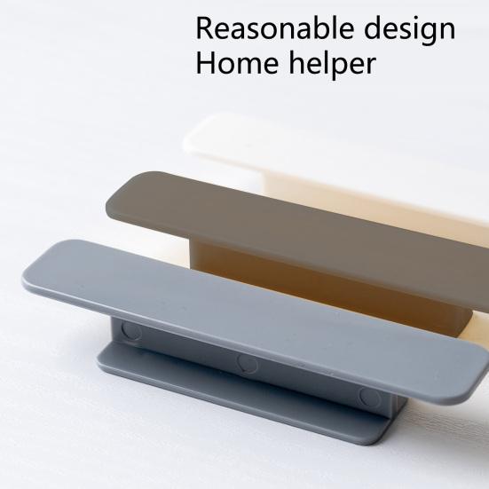 1 Pair Cabinet Handle Punch-free Self-adhesive Cabinet Cupboard Door Pull Handle Home Supply