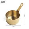 High Temperature Resistant Sauce Pan 100ML Stainless Steel Pot for Easy Use