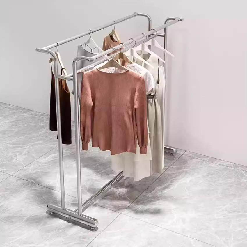 Women's Stainless Steel Clothing Display Rack