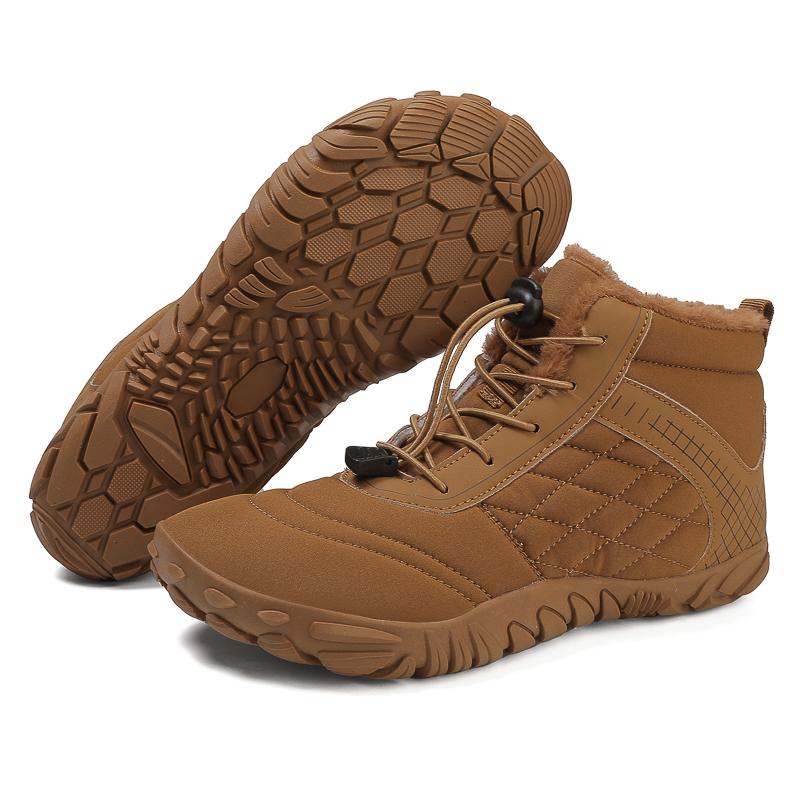 Warm Snow Boots Women Winter Hiking Boots High-top Outdoor Sports Shoes Men Non-slip Plush Sneakers