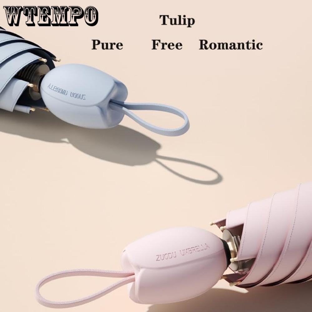 Mini Umbrella For Purse, Small Travel Umbrella Compact Waterproof Umbrella for Light Rain, Suitable for Women Purse and Pocket