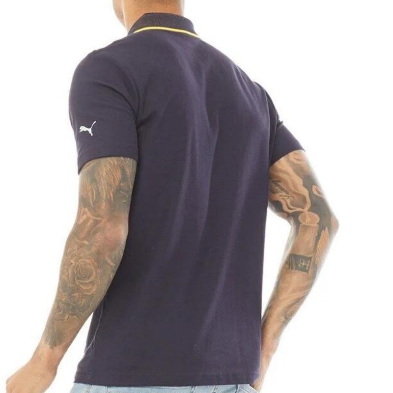 Puma Polo Shirt With Short Sleeves And A Single Button Men Tops Red 596220-01