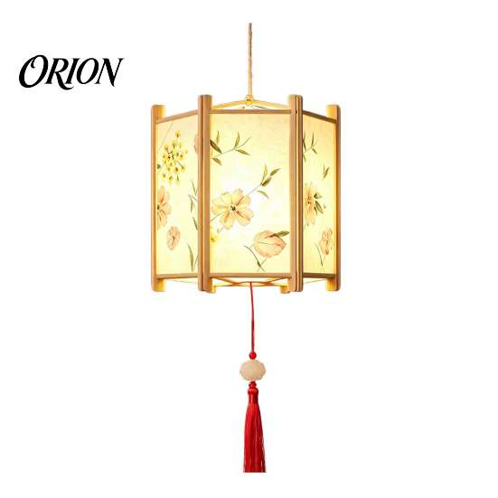 Handgefertigtes Papierlaternen-Bastel-DIY-Kit im chinesischen antiken Stil, handgehalten beleuchtbar mit LED-Lichterkette & traditionellem Quasten-Dekor, Hase Schmetterling Lotus