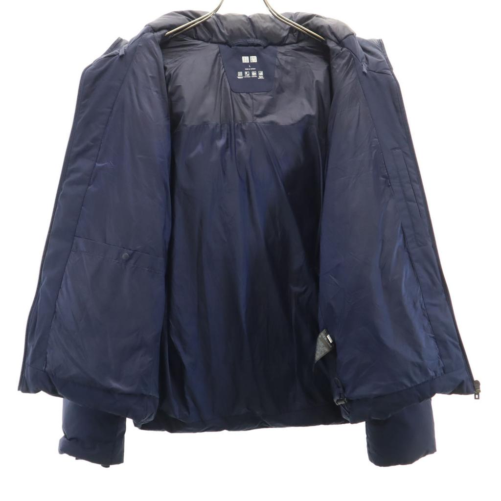 Uniqlo Seamless Down Parka L Navy 3D Cut Men's Used