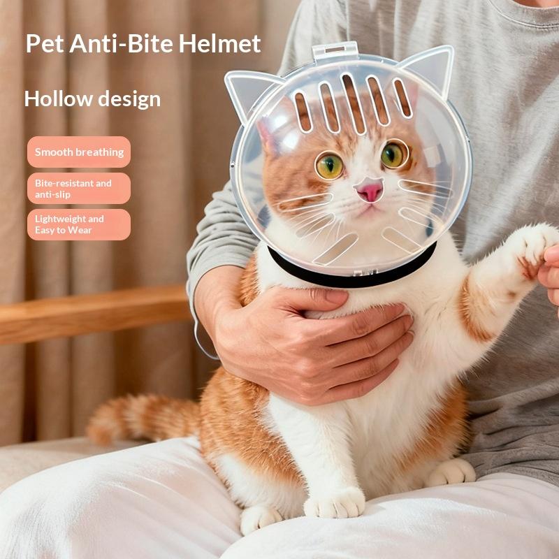 Transparant Ademend Katten Bubble Snuit & Gezichtskap - Voor Baden, Nagels Knippen, Verharen, Bijtpreventie, Gedragstraining