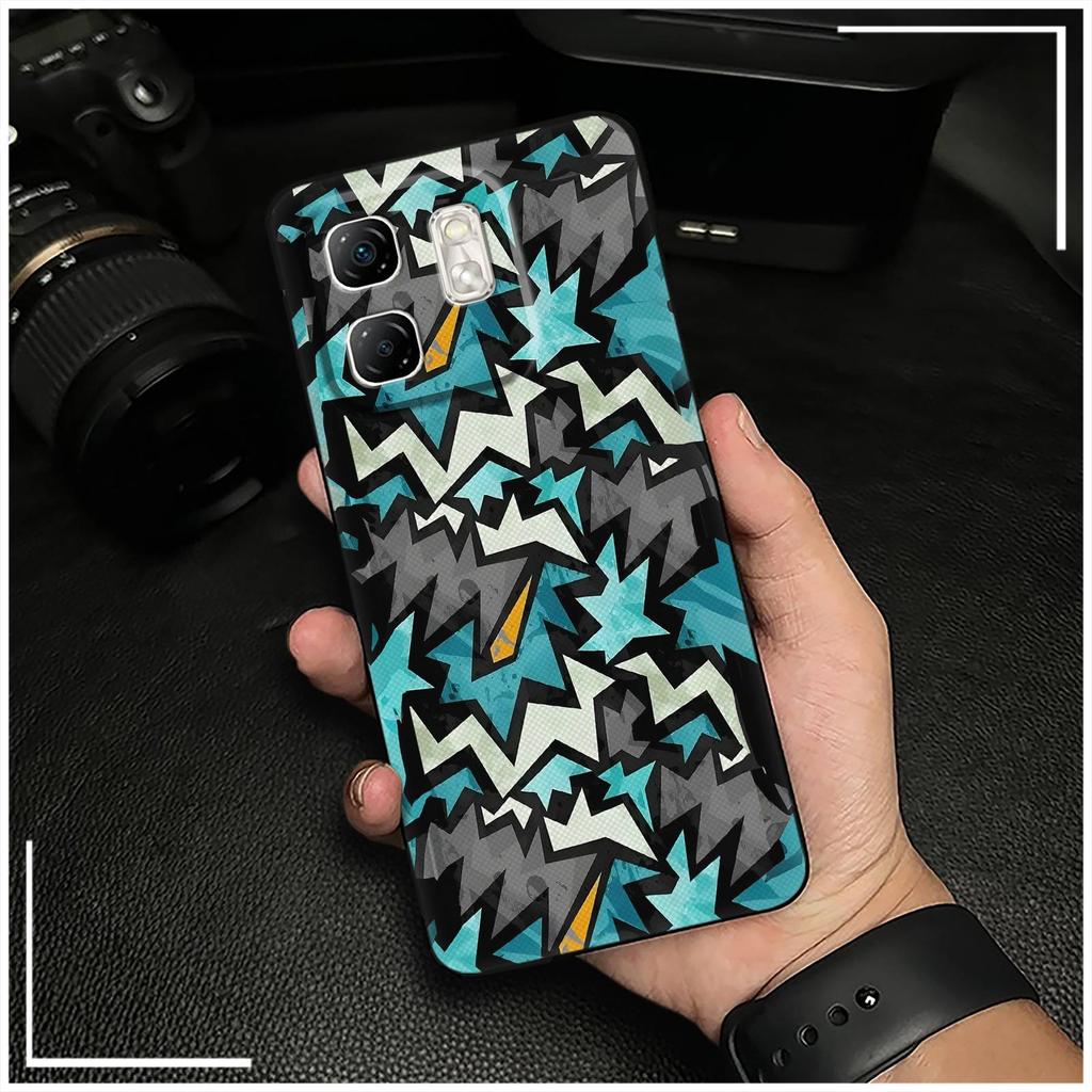 Graffiti Fashion Design Phone Case For Infinix Hot50i/Smart9/X6531/X6532 Anti-knock Durable Cute Back Cover Soft Case