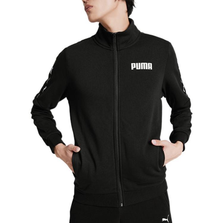 PUMA ESS Jackets Men's Black Stand Collar Moderate Other 671981-01
