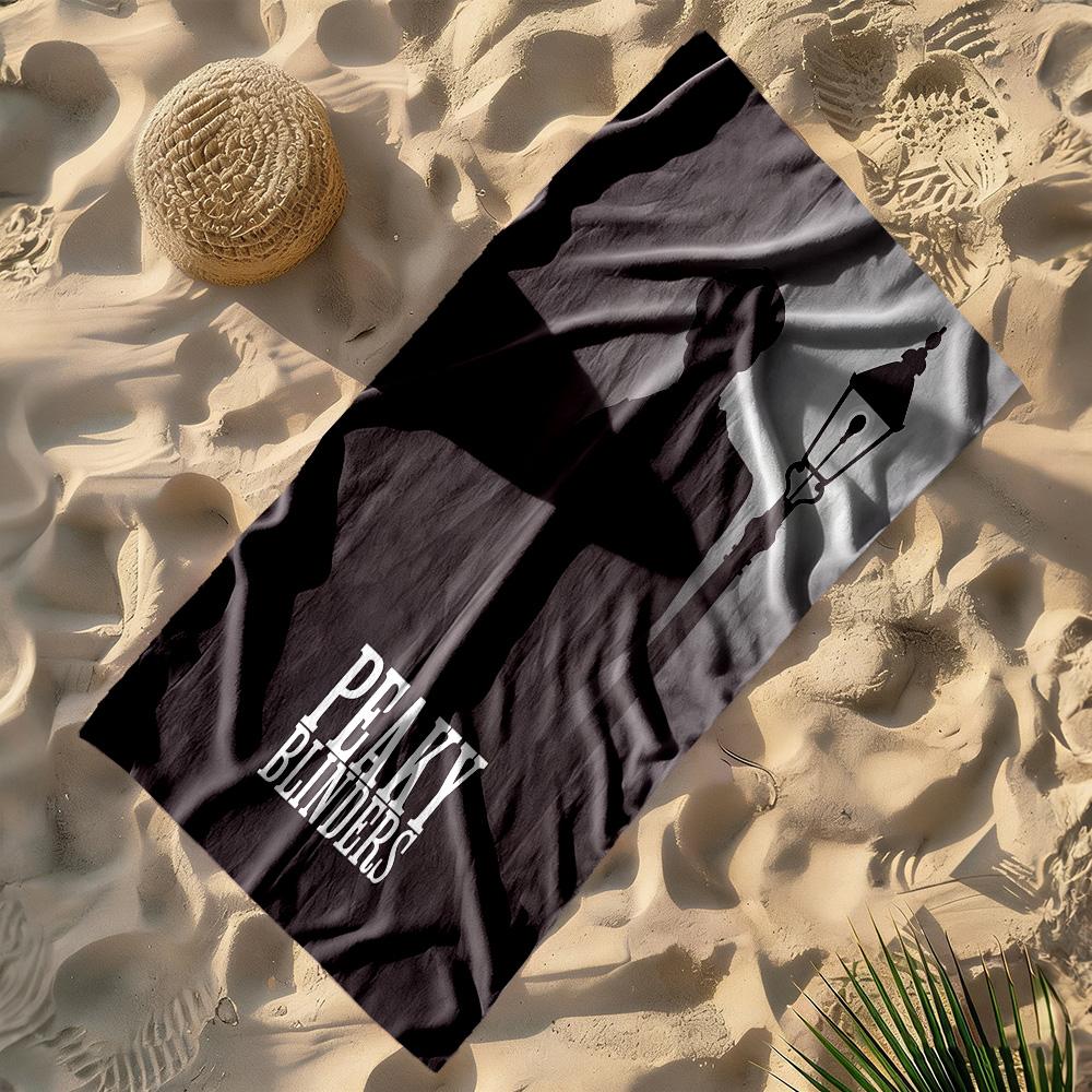 Peaky Blinders Soft Beach Towel Portable Changing Privacy Cover Vibrant Pattern Perfect Gift for Women/Men