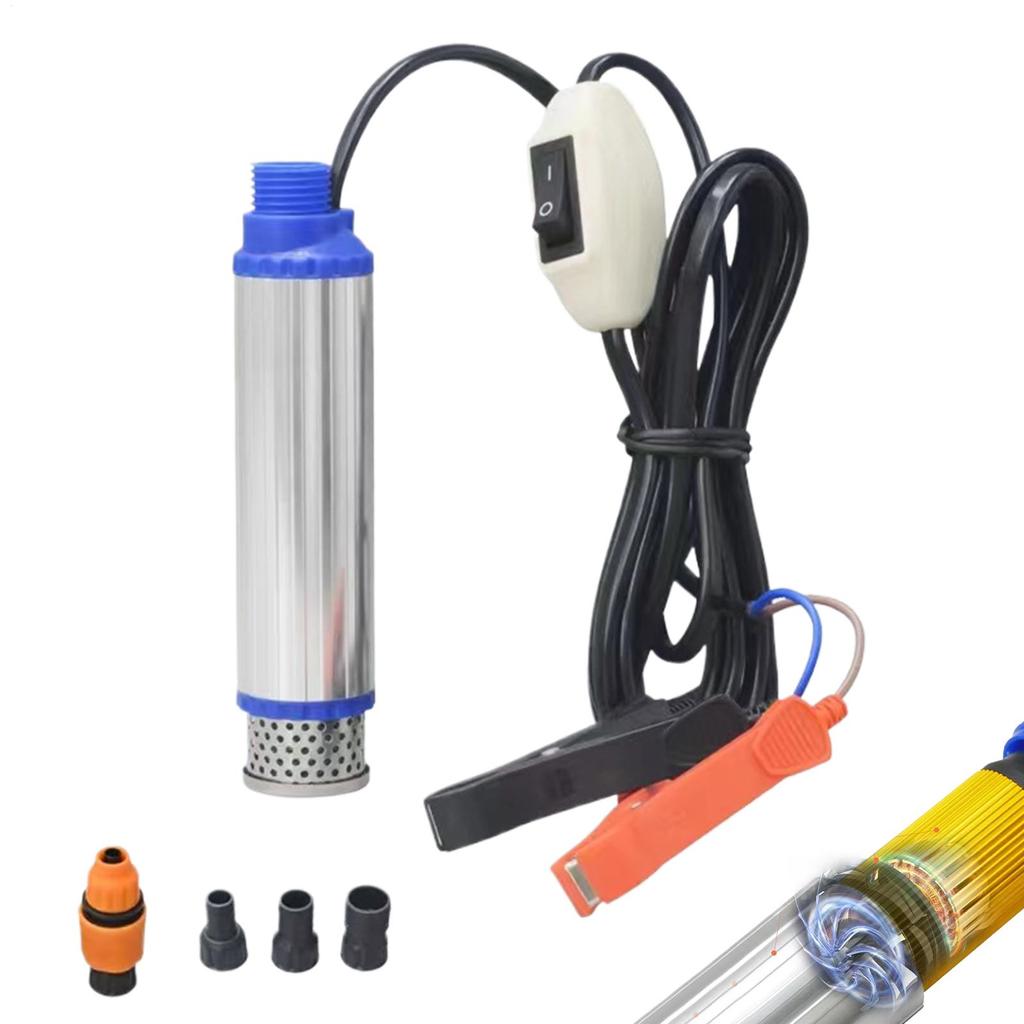 Tragbare Mini-Elektro-Tauchpumpe zum Pumpen von Dieselöl Wasser Aluminiumlegierungsgehäuse Kraftstoffumfüllpumpe für Auto Industrie