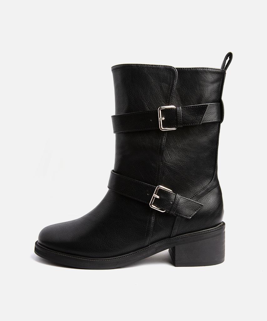 Avispa Camden Two-Belt Mid-Calf Boots_B315_2Colors_5Cm