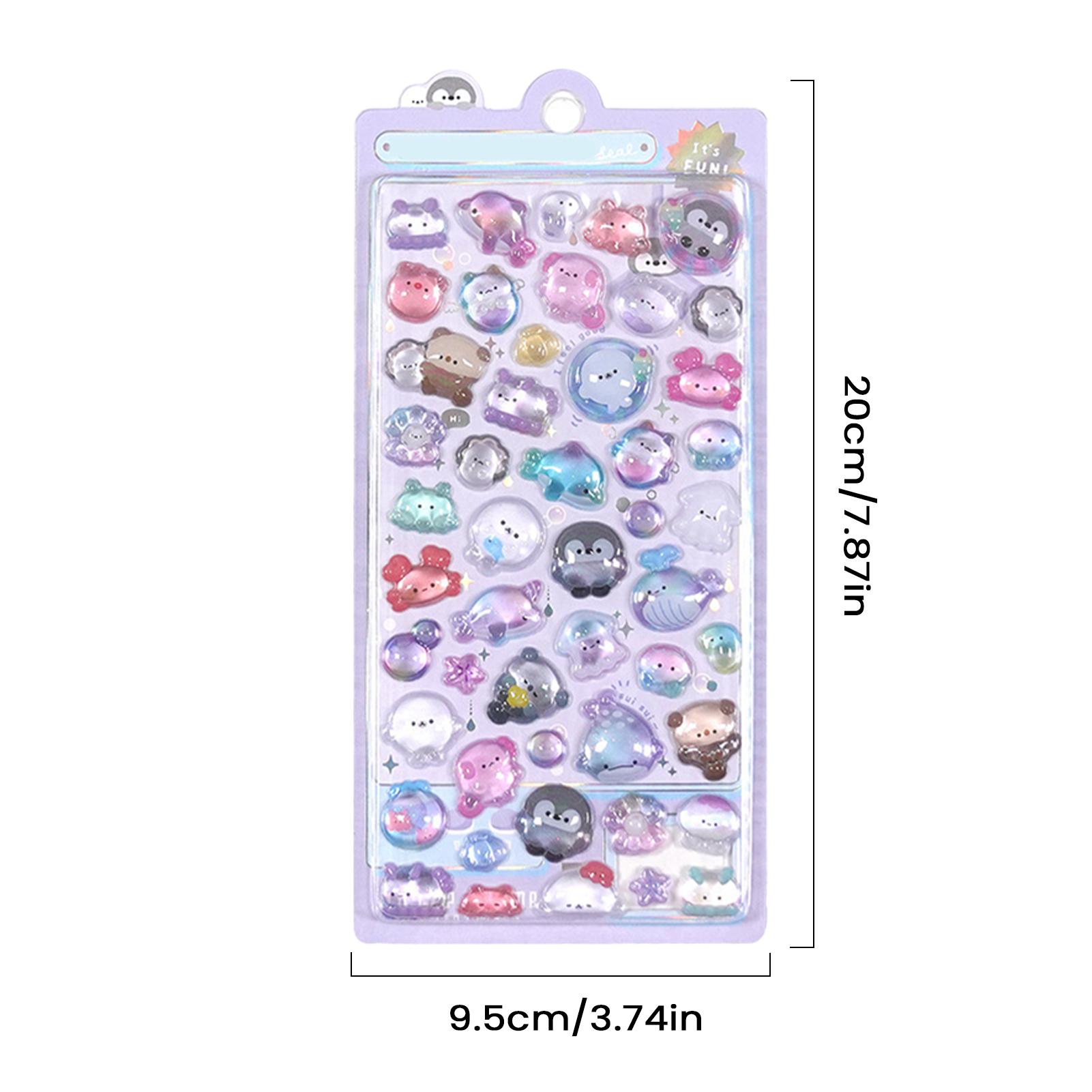3D Cartoon Relief Sticker Assorted Style 3D Cartoon Relief Sticker Japanese style Shiba Inu sushi DIY Crystal Jelly Patch