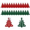 20/2pcs Christmas Cutlery Holders Xmas Tree Shaped Knife Fork Spoon Holder Bags Tableware Pockets Organizer Bag Party Home Decor