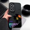 Creative Coconut Sunset Print Case For Samsung S26 S25 S24 Ultra S23 S22 S21 FE A15 A16 A17 A35 A36 A37 A54 A55 A56 A57 5G Leather Texture Cover