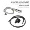 Flexible Spray Hose Salon Equipment Multiple Applications Zinc Alloy Construction Hygienic Shampoo Bowl Faucet