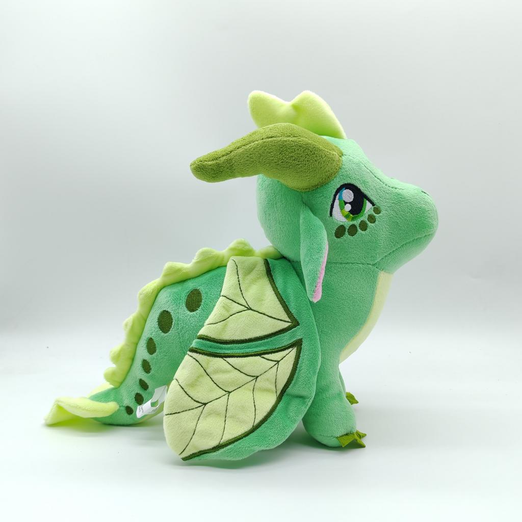 Süßes Grünes Drachen Plüschtier Weiches Kuscheltier Begleiter Geschenk für Kinder Jungen Mädchen Zimmerdekoration