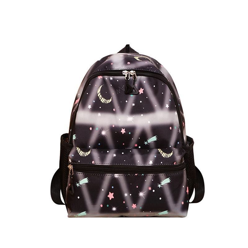 Creative new starry sky schoolbag cross-border cute bear print children's backpack lightweight cartoon primary school backpack
