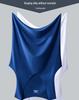 Men's Plaid Ice Silk Quick-Dry Sleeveless Sports Tank Top