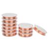 10 Stück Roségoldfarben Schmuck Kupferdraht 0,6 mm Halskette Schmuck Perldraht Perlenzubehör