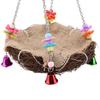 Rattan   Bird  ing   Toy with  s Bird Swing Standing Perch Toy Cage Hammock(S)