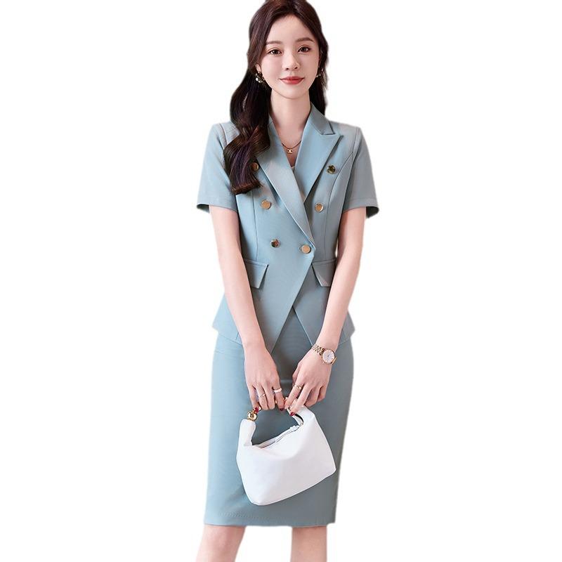 Women's Elegant Business Suit Set for Reception, Sales, or Salon Workwear