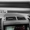 Szénszálas For Mercedes Benz SLK R171 04-10 Autó Fólia Belső Matricák Középkonzol Sebességváltó Műszerfal Légkilépő Kilincs Emelő Panel