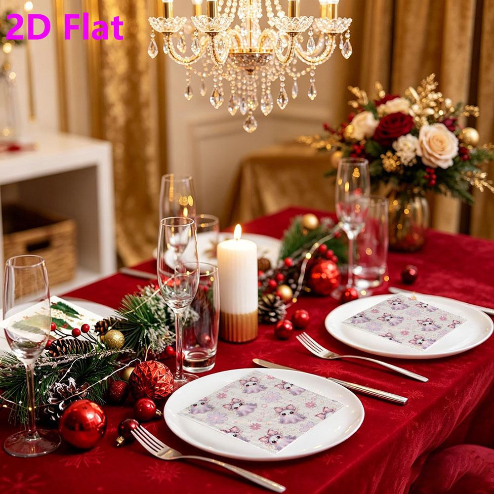 20pcs Disposable Napkins with Ghost Pattern Print for Wedding,Parties,and Daily Use for Thanksgiving Fall Christmas Table Decoration