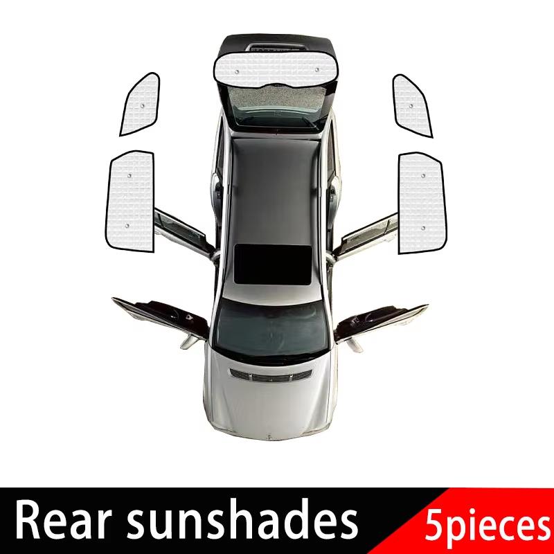 For Peugeot 5008 Car Sunshades 2017 2018  Side Window Sunshade Side Blind Shade Sunscreen Sun Visors Anti-UV Car Accessories