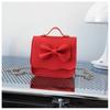 Shoulder Bow Tie Crossbody Bag Girls Trendy Mini Square Bag For School And Play