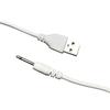USB To DC 2.5mm Charging Cable USB To 2.5 AUX Mono Line Single Audio Channel Cord Extend Power Supply Wire 14mm 15mm 16mm 17.4mm