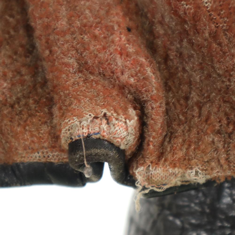 Million DOG 60s 70s vintage Double riders jacket black leather jacket Men's Used