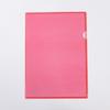 Transparent Colored A4L Thickened Two-Page Folder for Student Test Papers