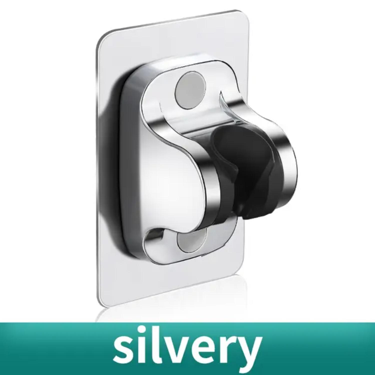 

Регулируемый кронштейн для душа без перфорации для подвесного сиденья в ванной комнате с навесом Rain Lotus и фиксированным настенным основанием серебряный