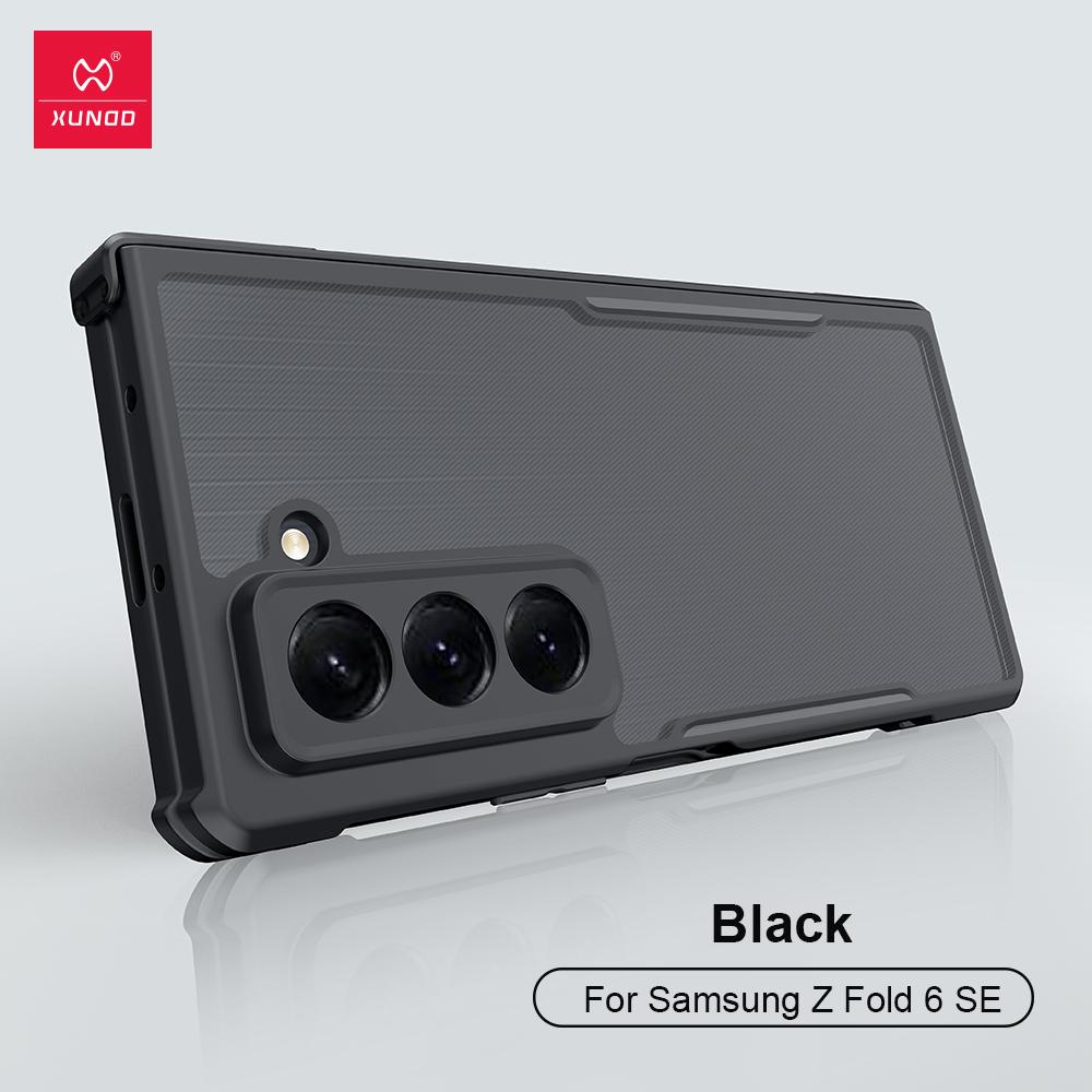 Xundd For Samsung Galaxy Z Fold6 SE Case For Galaxy Z Fold6  Phone Cover Shockproof Protective Shell Clear Transparent Cases