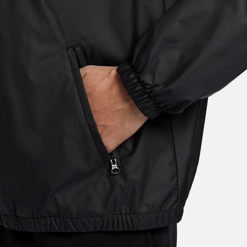 Nike Logo Print Windproof Training Loose Sports Jacket Men Jacket Black HJ3952-010