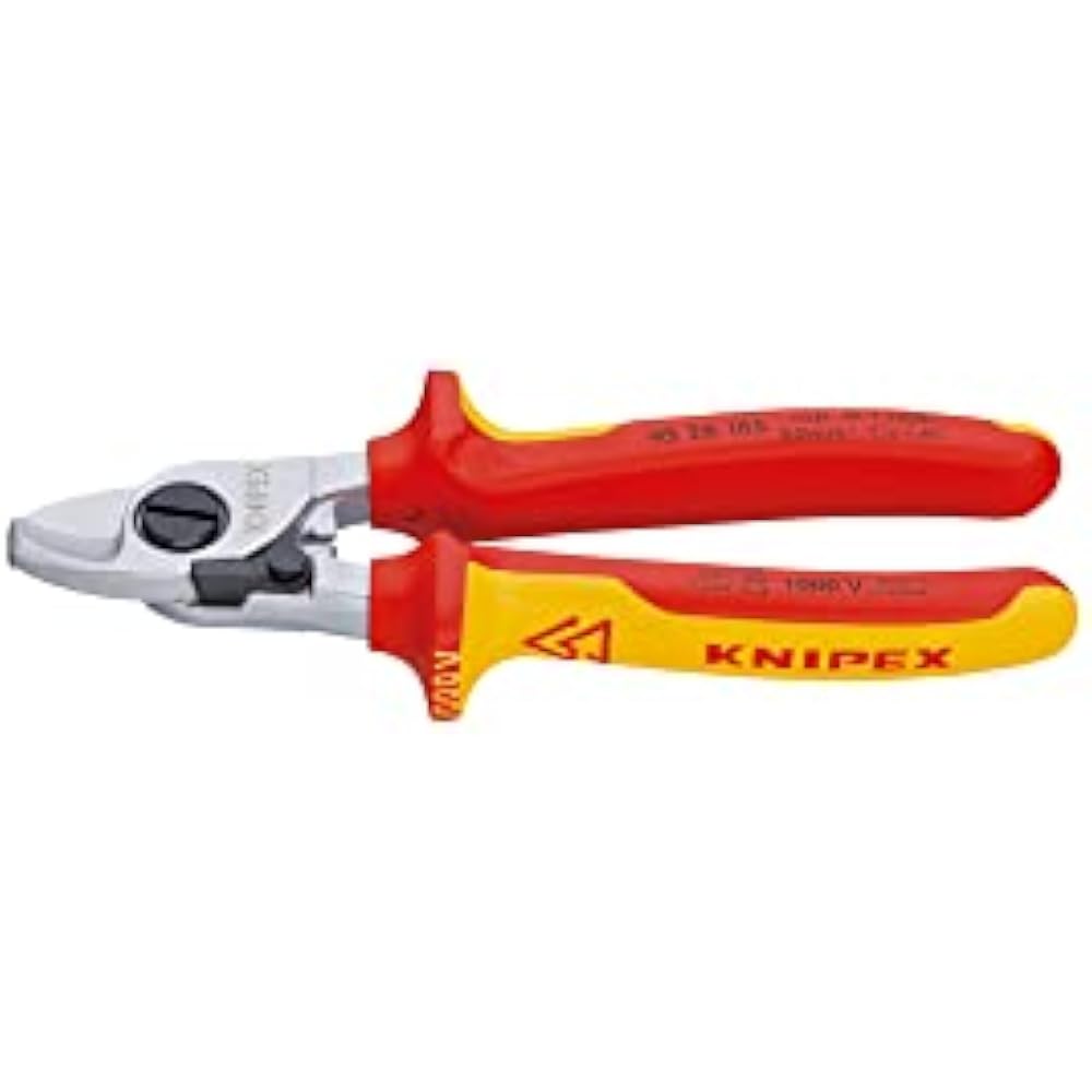 Knipex KNIPEX insulated cable cutter (with spring) 1000V (SB) 9526-165