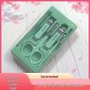 7-Piece Manicure Set: Nail Clippers, Ear Pick, Slanted Clippers, Eyebrow Scissors, In Stock