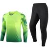Adult Goalkeeper Long-Sleeve Jersey and Pants with Number Printing for Football Matches