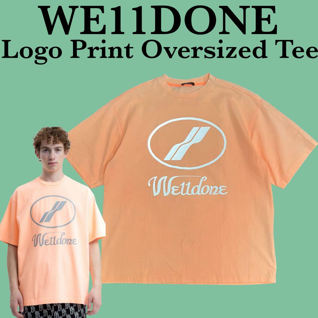 

[USED] WE11DONE Welldone Logo Print Oversized T-Shirt, Size S