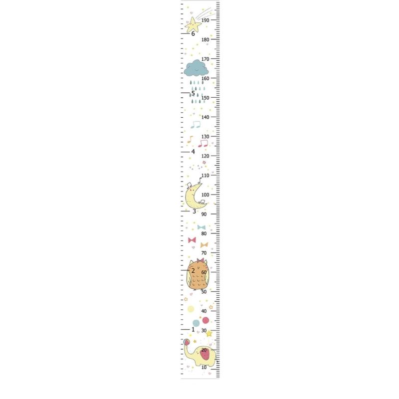 Creative Cartoon Decoration Kids Height Growth Chart Ruler for Kids Wall Meter