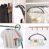 Living Hall Laundry Black Hangers, Non-Slip Space-Saving Hangers, Human-Shaped, Storage, 10-Pack, (Black, 10)