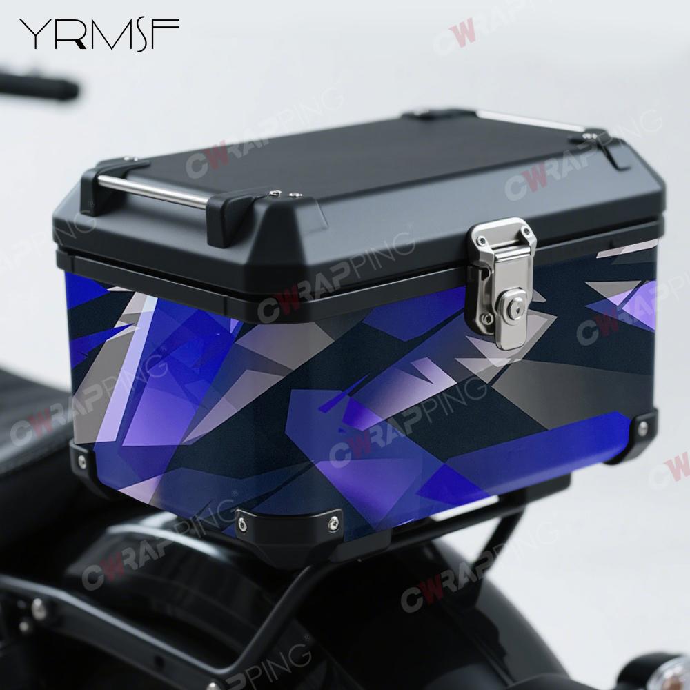 Motorcycle Adhesive Vinyl Car Wrap Off-road Vehicle Geometry Self-adhesive Bubble Free Graffiti Waterproof Car Film Covering
