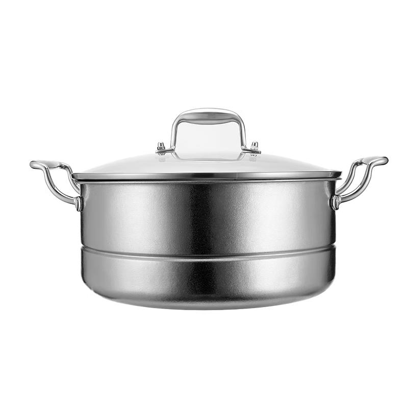 Aimaige Pure Titanium Non-Stick Soup Pot 28cm
